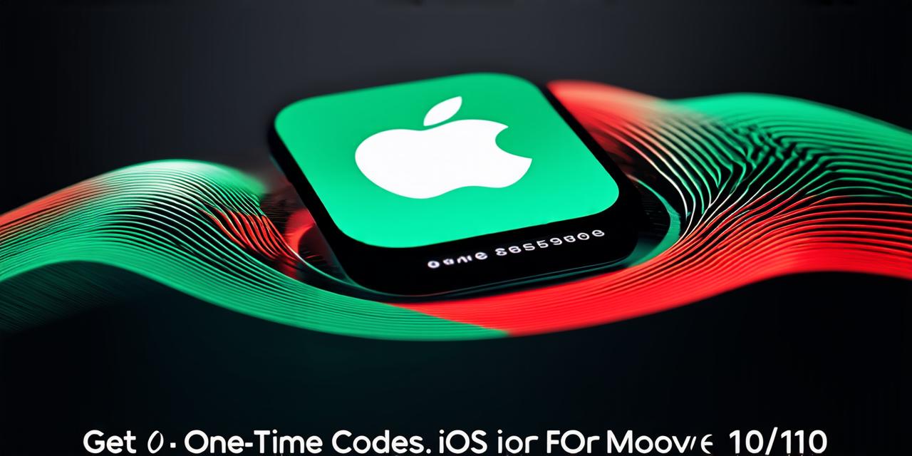 How to get one time code for move to ios