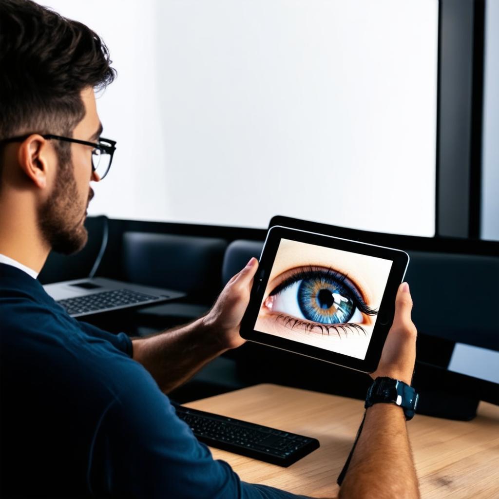 How does eye tracking work ios 18